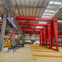 湖北省宜昌市半门式龙门吊起重机，龙门吊，行吊