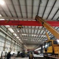 扬州电动单梁起重机安装现场