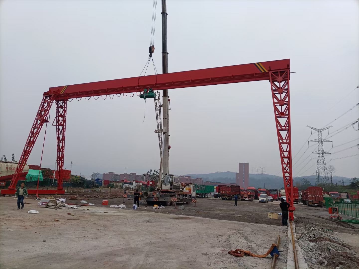 成都收售二手起重机、行吊、龙门吊18782127665