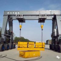 唐山起重机MGL200t轮胎门式起重机