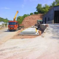 十堰100T全电子汽车衡调试